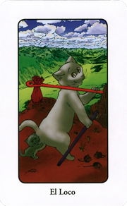 Алехандро Ходоровски, Кристиан Годен, Таро Кошек. El Loco // Alejandro Jodorowsky, Christian Gaudin, El Tarot de los Gatos. Шут