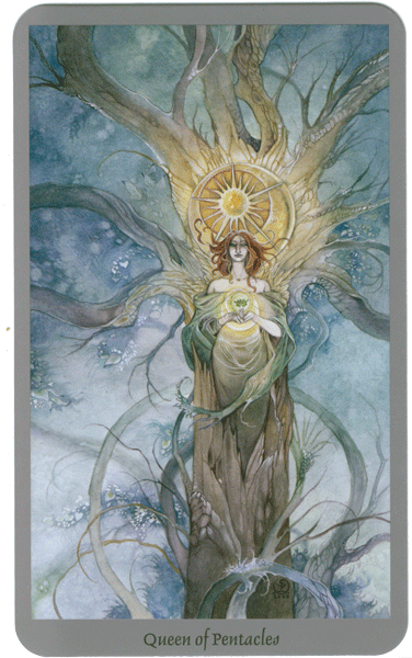 Queen of pentacles